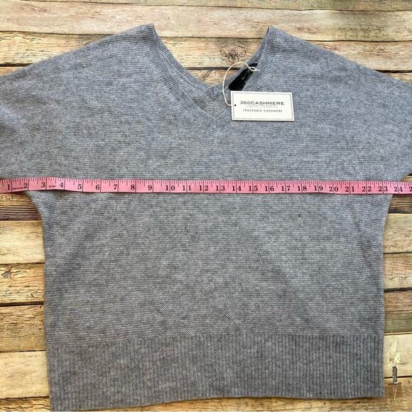 Women's 360 Cashmere Grey Sweater Size: XS - Picture 3 of 6